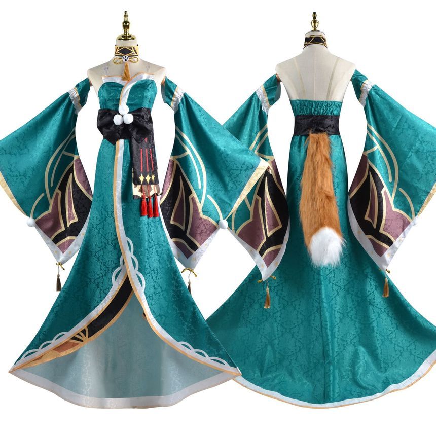 Custaplayu - Genshin Impact mevrouw Hina cosplay kostuum