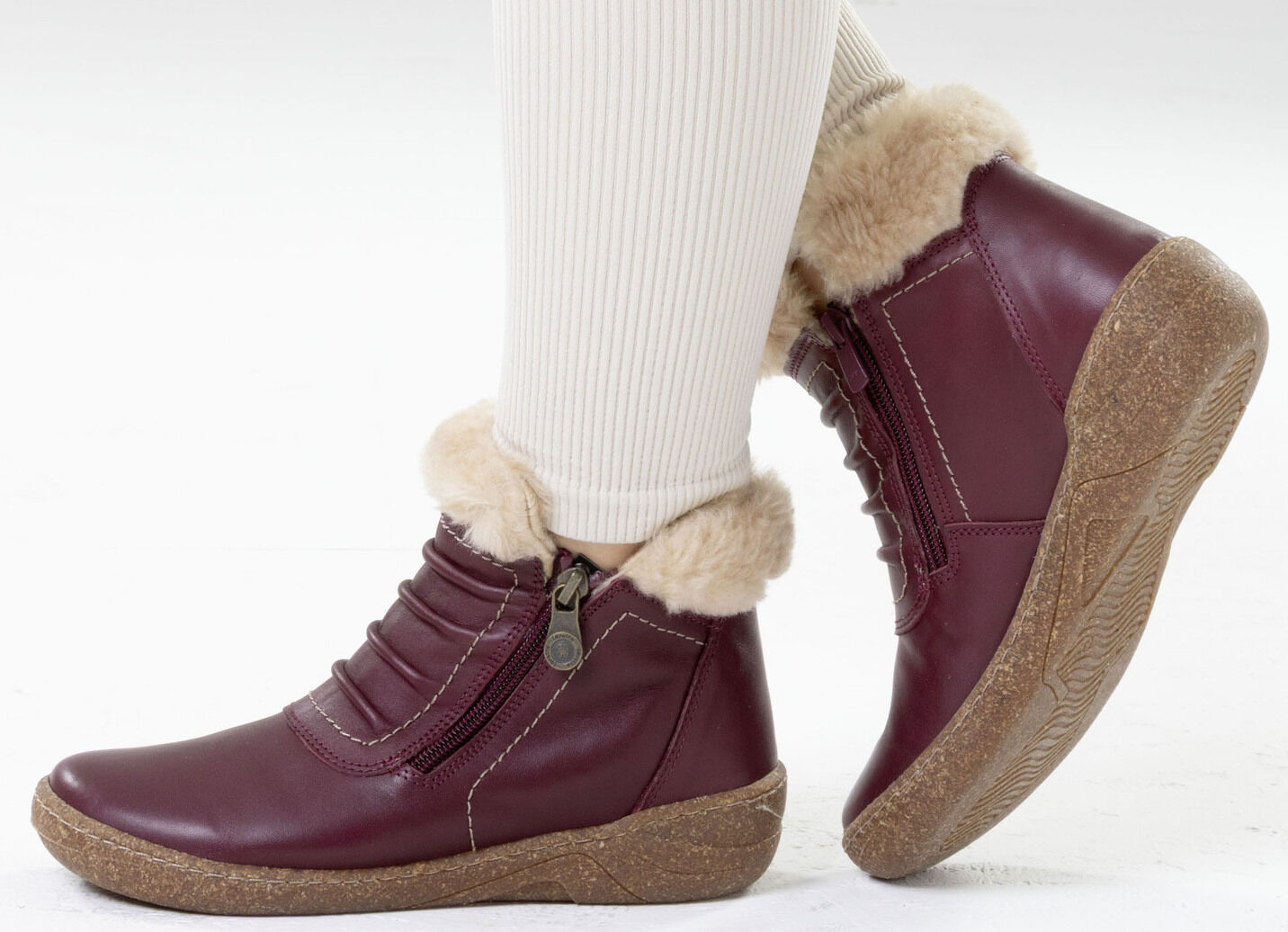 ELENA EDEN, gefütterte Damen-Boots, Winterschuhe, Weite G, mit herausnehmbarem Fussbett