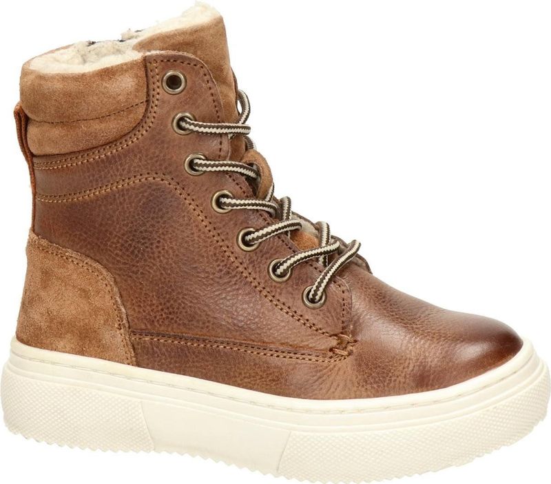 Nelson - Kids - Veterboots - Hoog - Leer - Fakefur