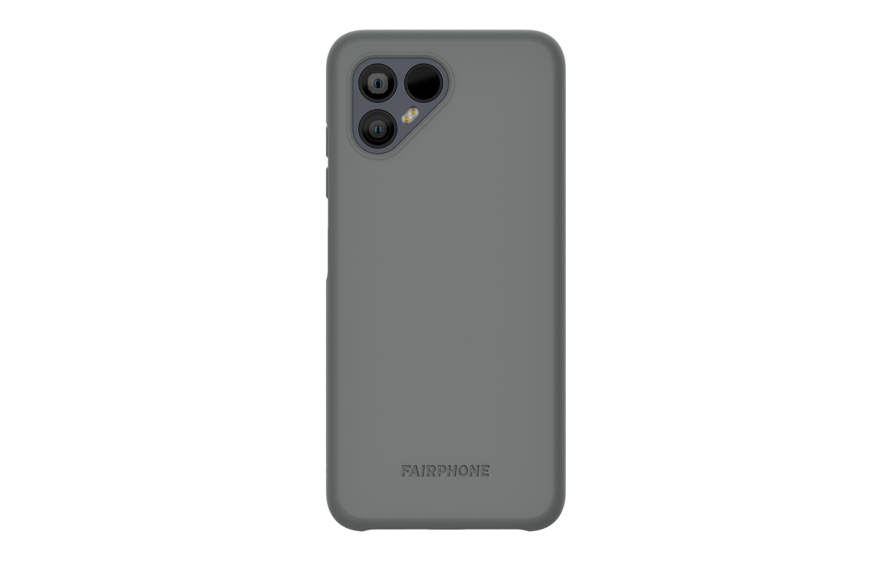 Fairphone 4 Softcase GrauSchutzhülle aus recyceltem Material für das Fairphone 4