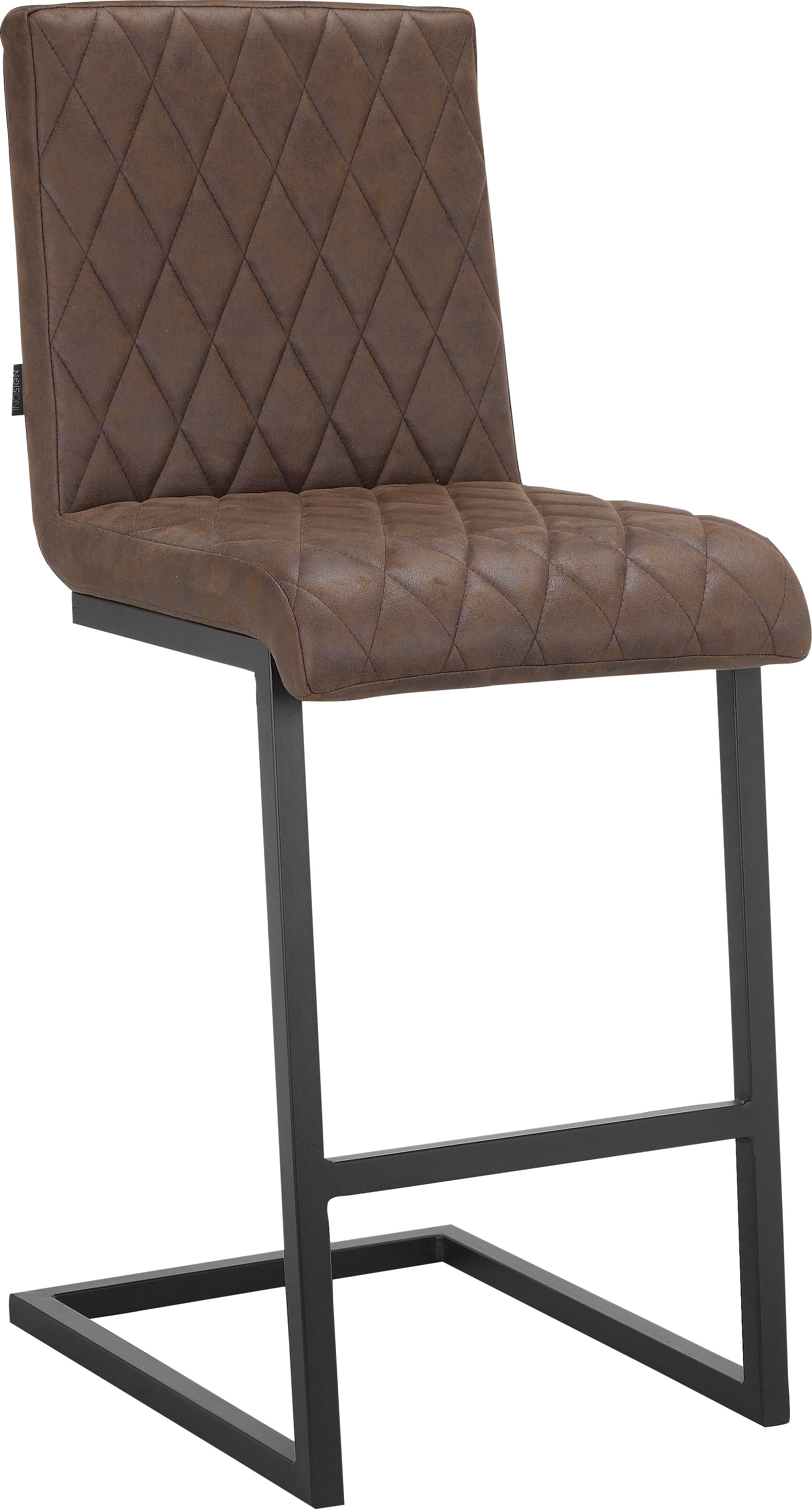 INOSIGN Bistrostuhl »Janelle« () 2 Stk.Sitz und Rücken gepolstert, Nähte am Sitz und Rücken, Sitzhöhe 65 cm