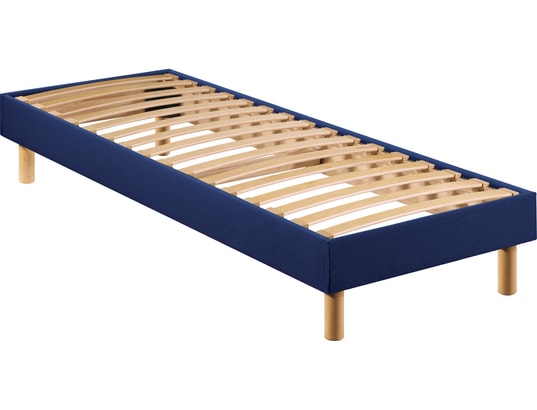 MERINOS - Sommier  90 x 190 Self Kit chine bleu nuit 0919