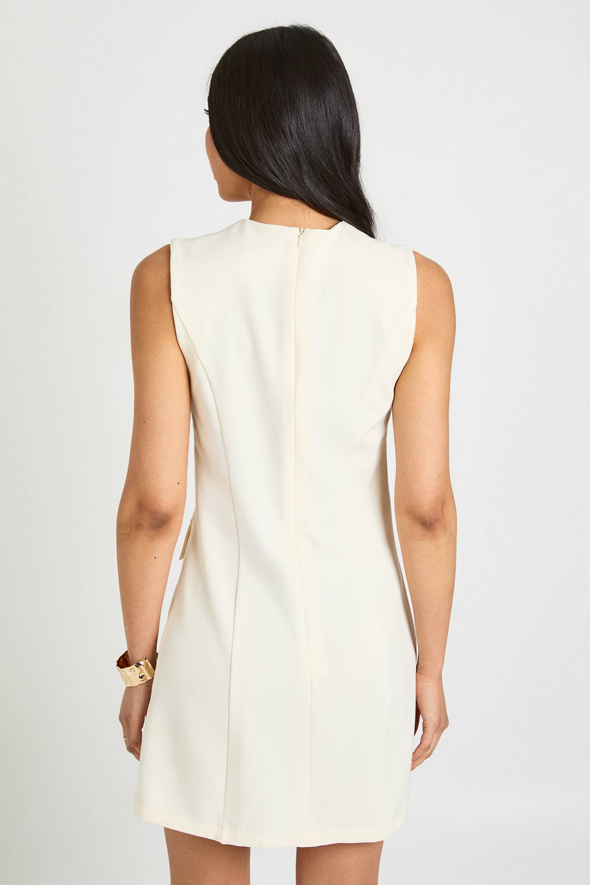 boohoo Robe Mini Trapèze Ajustée Tall