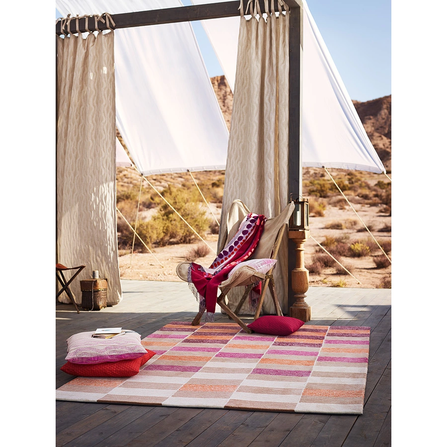 Esprit Kurzflorteppich Fida beere beige taupe