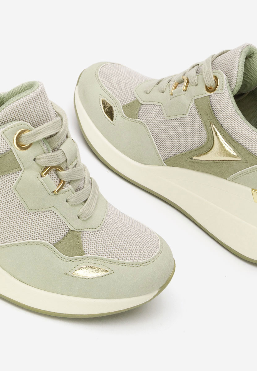 Baskets pour femme vert Karlie