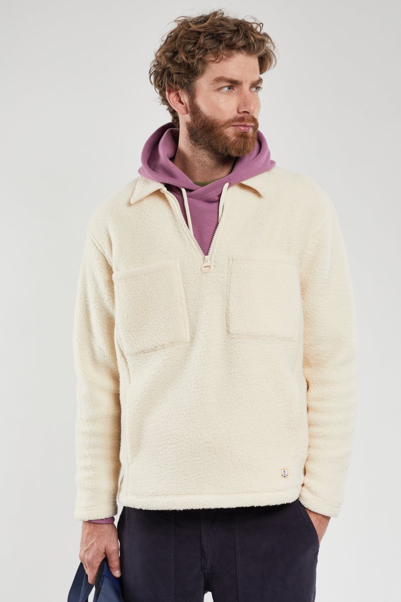 Sweat zippé unisexe - sherpa