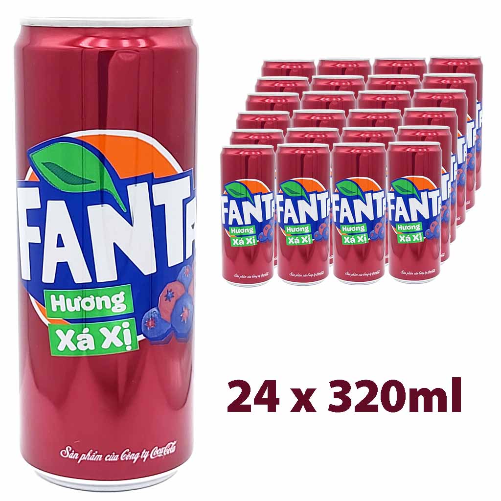 Fanta Sarsi - mit Sarsaparillengeschmack 24x 320ml DOSE = 7,68 Liter MHD:2.1.25