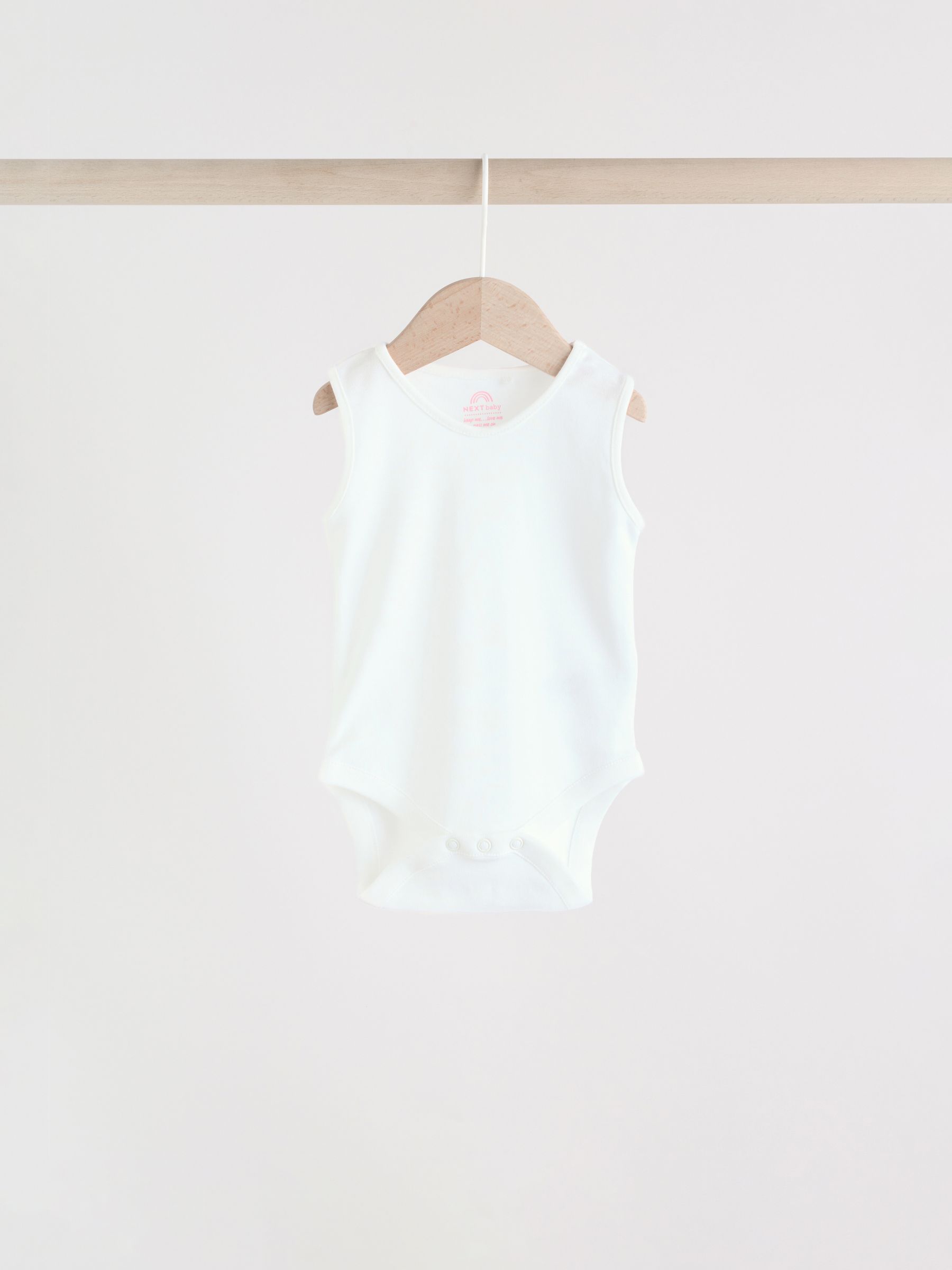 Roze/wit - Essentieel Vest Baby Bodysuits