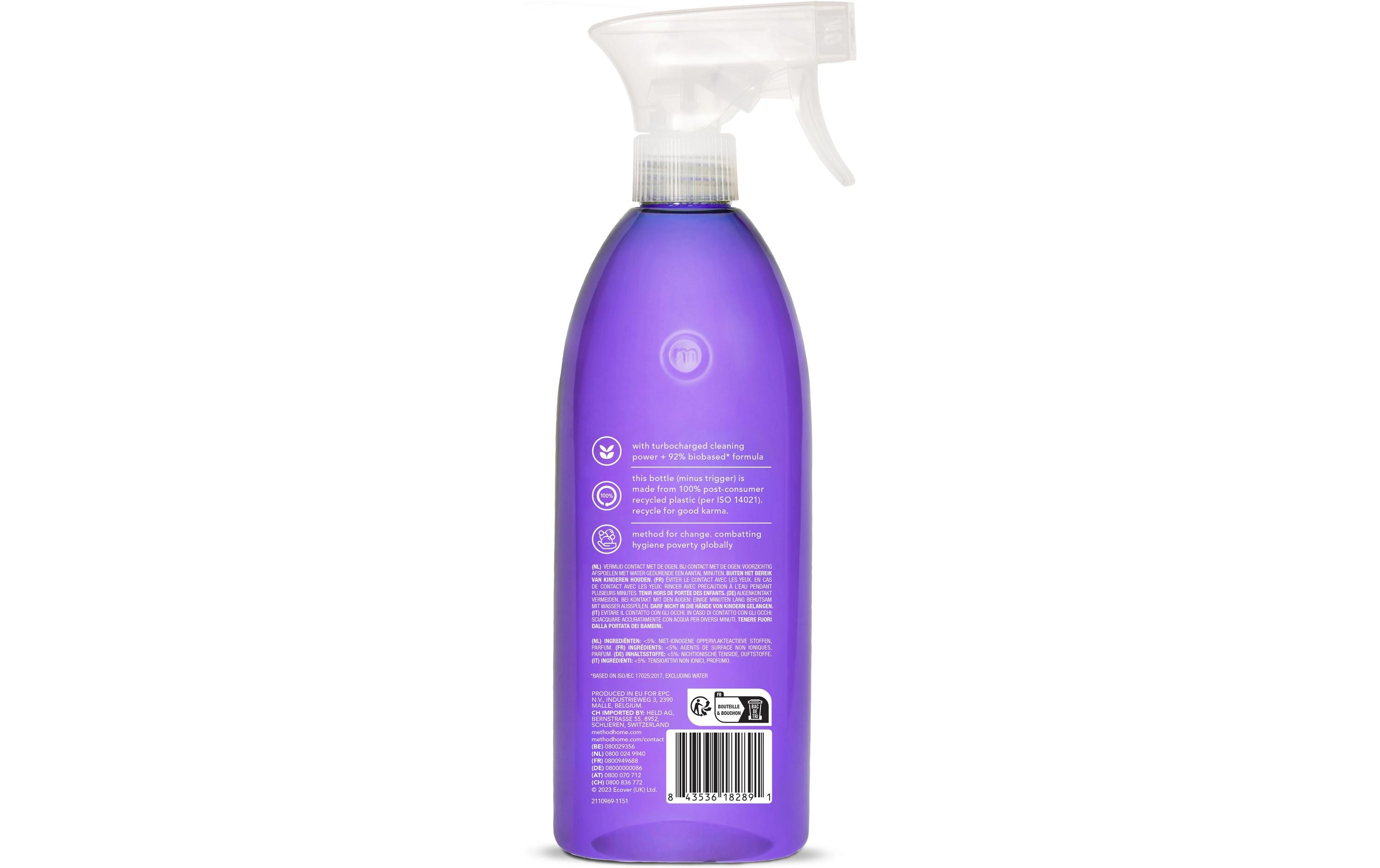 Allzweckreiniger Spray Lavendel 828 mlUniverseller Allzweckreiniger, vielseitig einsetzbar