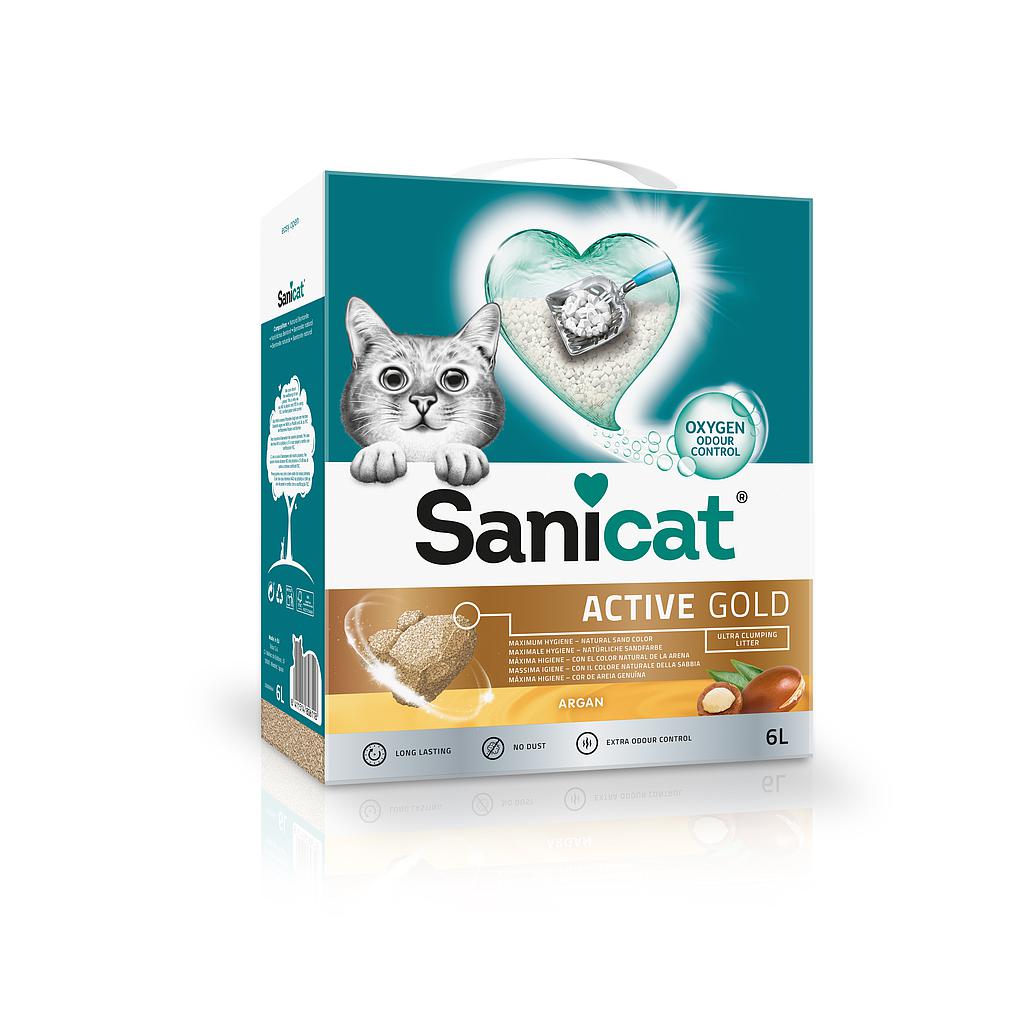 SANICAT BENTONITE AGLOMERA AROMATIVO GOLD 6 L