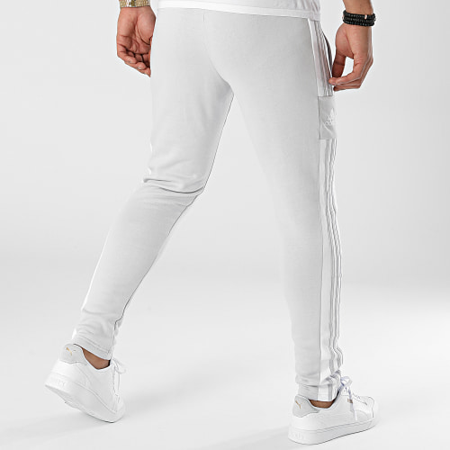 Pantalon Jogging A Bandes GT6644 Gris Clair