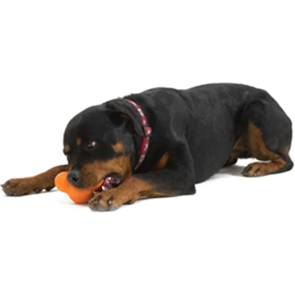 Jouet pour chiens avec zogoflex tux orange mandarine s