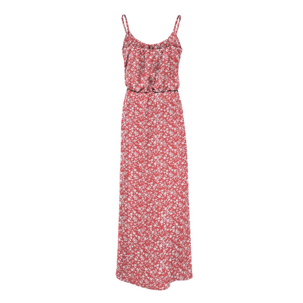 Only Robe Longue Rouge/Blanche Femme Only 15222219