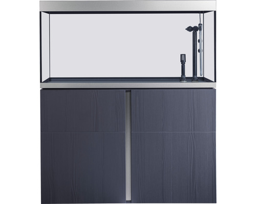 Fluval Siena 332 aquariumcombinatie met LED-verlichting, verwarming, buitenfilter en kast, 332 l, grafiet, 110 x 55 x 128 cm