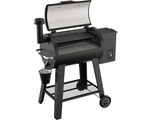 Tenneker® Pellet Grill Metis TP 97 x 115,5 x 66 cm, geëmailleerd grillrooster, warmhoudrek, hittebestendige handgreep, zwart