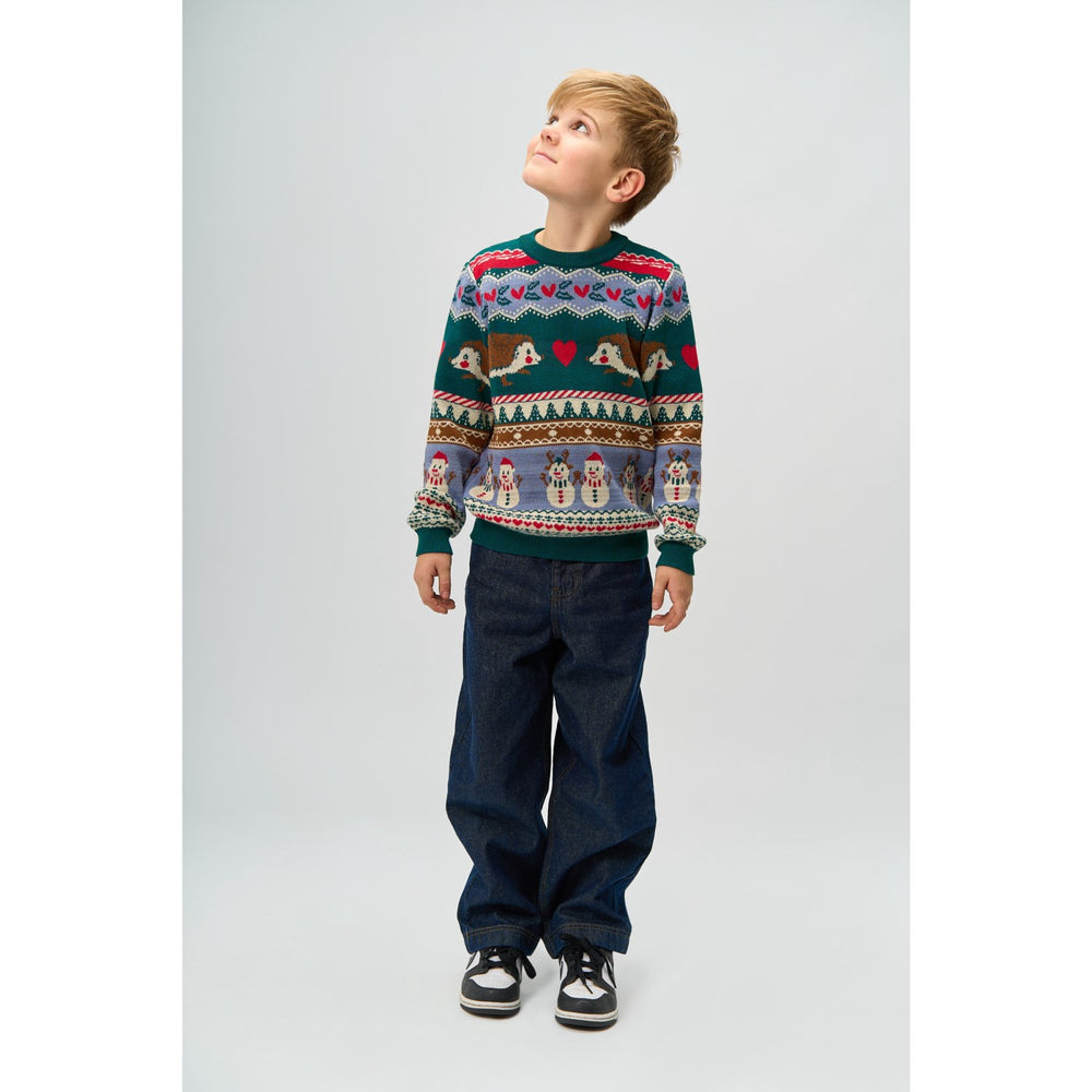 Køb The New Multi Colour Holiday Jacquard Pullover