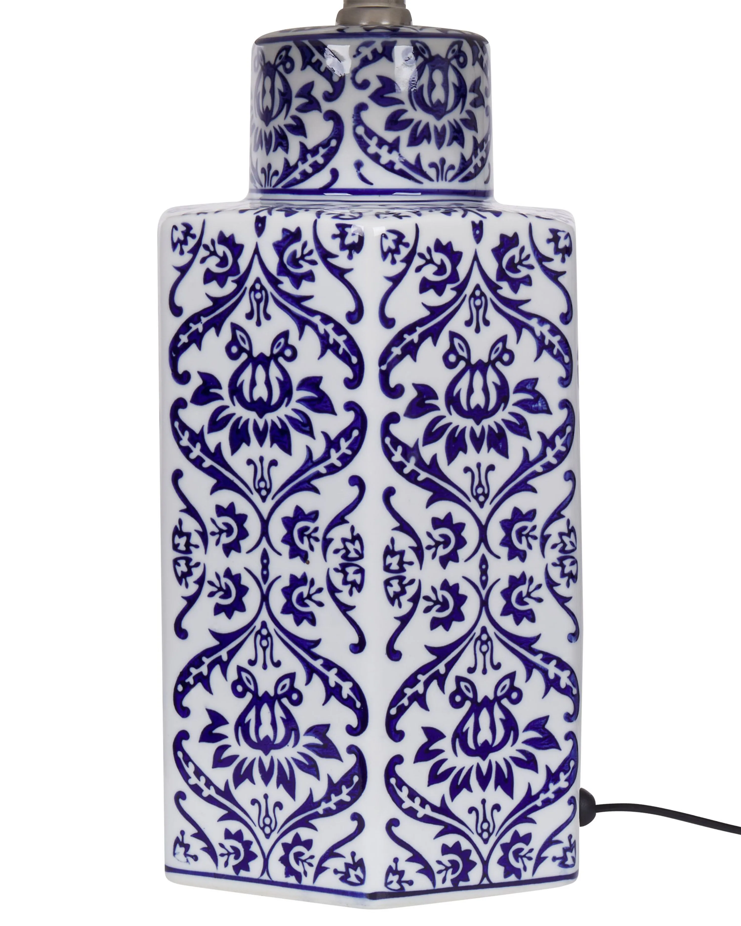 Tafellamp MARCELIN Porselein Wit/blauw