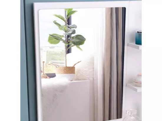 Coiffeuse table de maquillage avec miroir tiroir et tabouret ARIEL