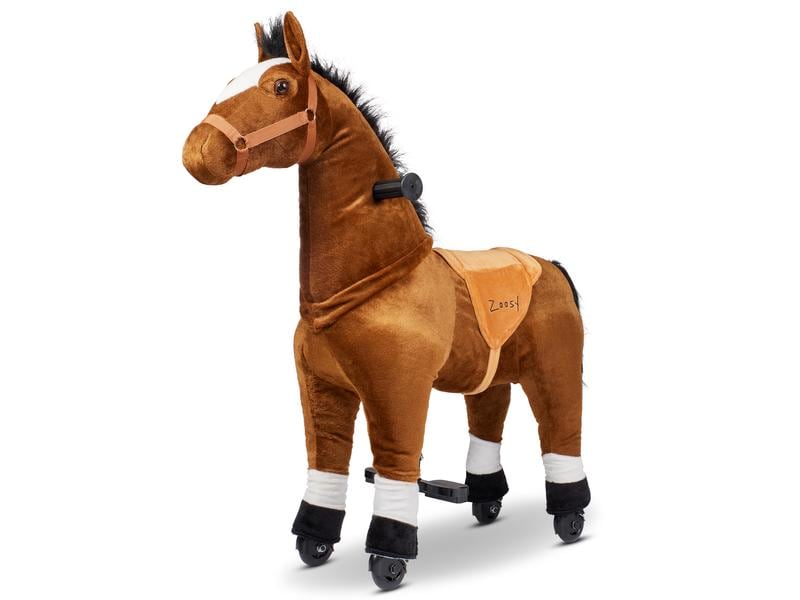 zoosy Reittier Pferd Gr. M Reitpferd mit Rollen an den Füssen