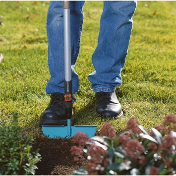 Gardena Combisystem graskantsteker staal blauw