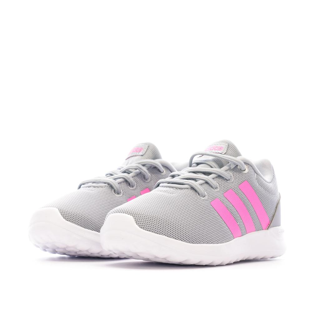 Adidas Baskets Grises Fille Adidas Lite Racer