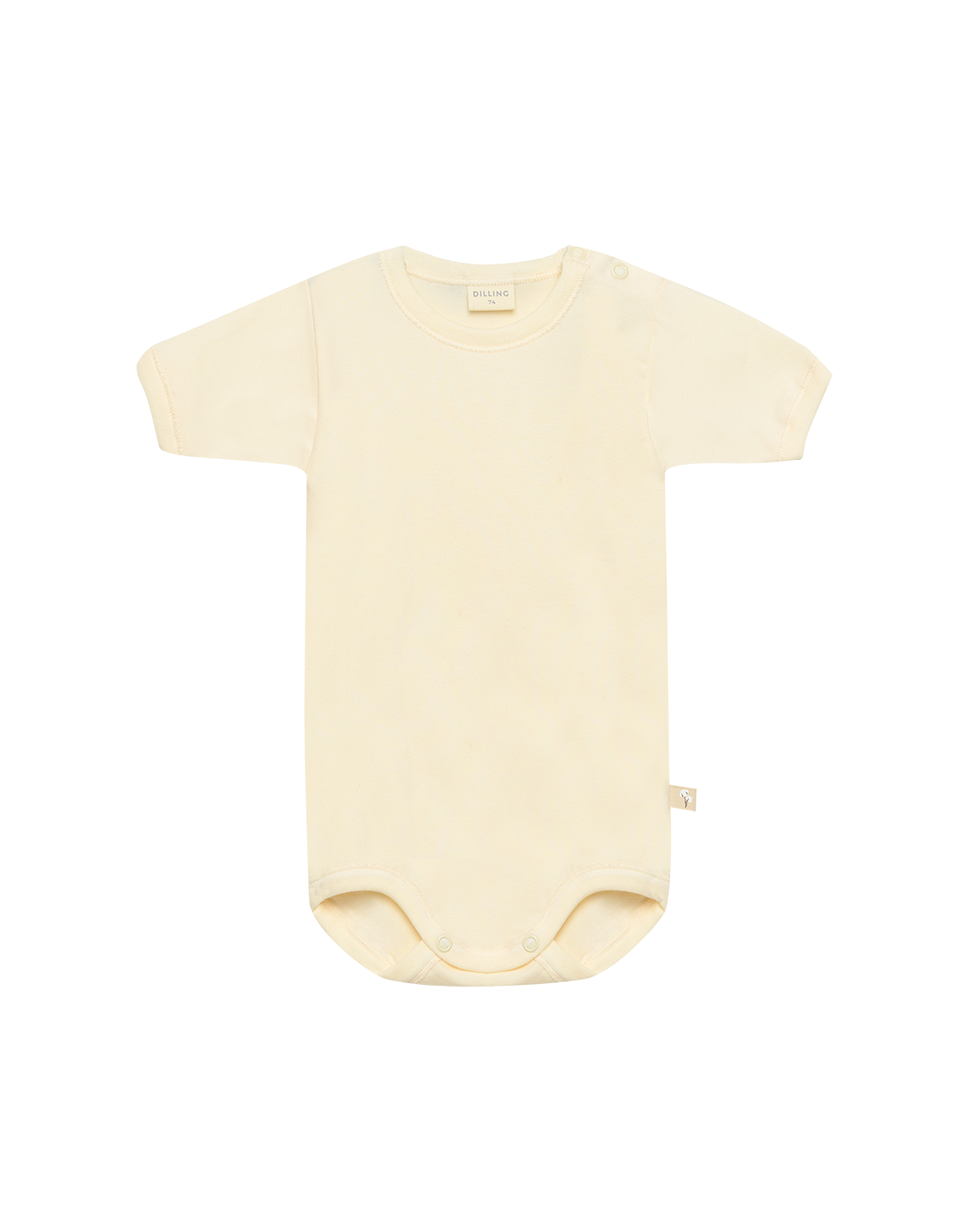 Romper met korte mouw van katoen voor baby's