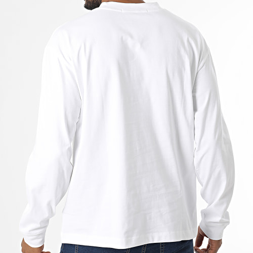 Tee Shirt Manches Longues Transparent Stripe 2871 Blanc
