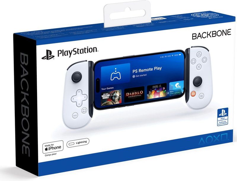 Backbone One PlayStation Editie (Lightning) Mobiele Controller voor iPhone (2nd Gen) Wit