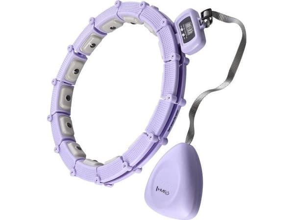 Hula hoop HMS HHM14 med magneter, vekt og lilla teller