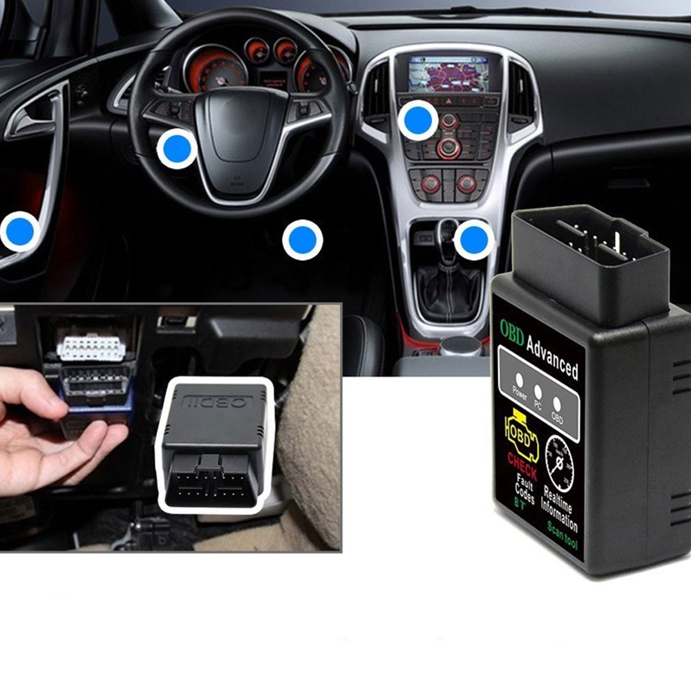 Universal Bluetooth Auto KFZ Diagnose Scanner Motor Fehlercode Auslesegerät für Android (OBDII)
