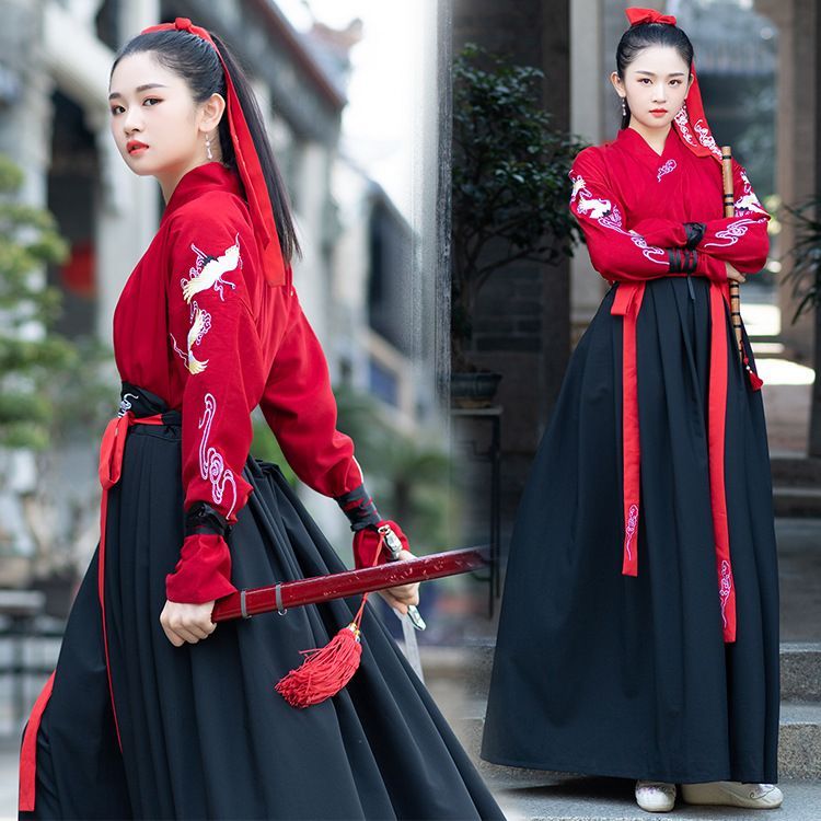Tangier - Koppelset: Hanfu-top + rok