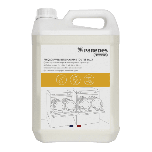 Liquide de rinçage vaisselle machine toutes eaux Paredes Access bidon de 5L