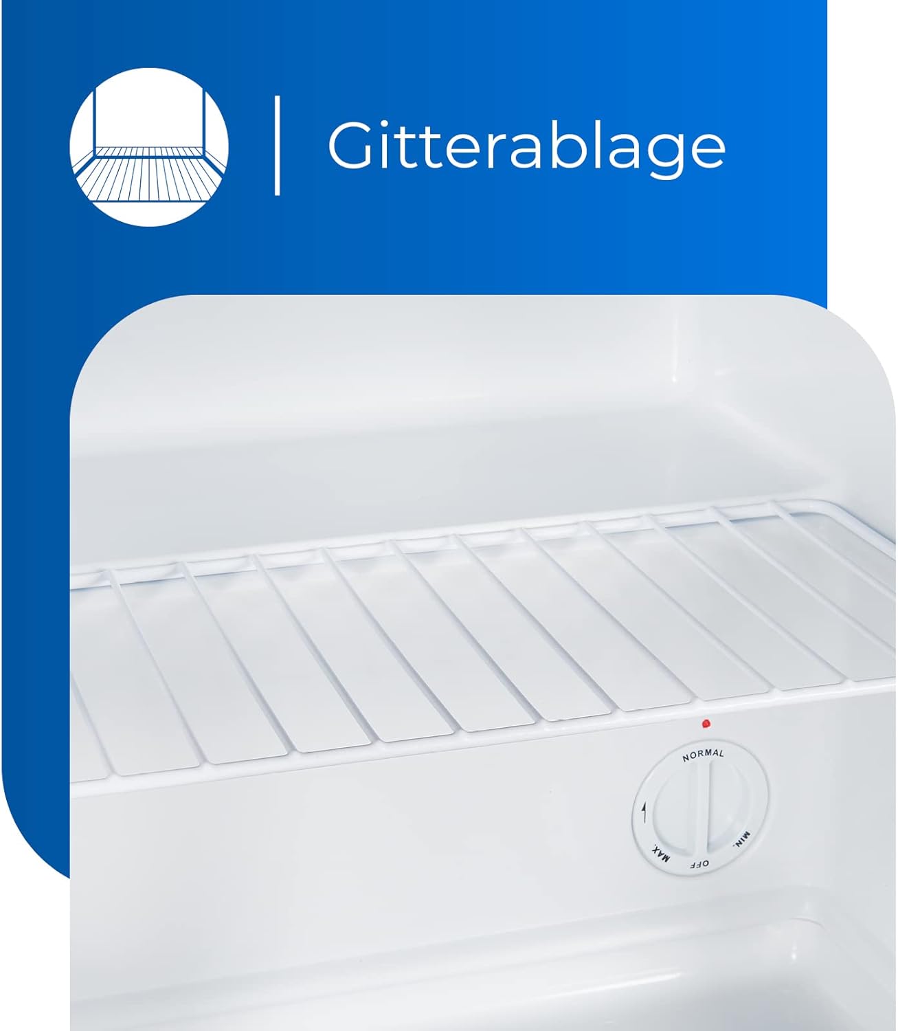 Exquisit Mini-Gefrierschrank GB40-150E weissPV | Mini Gefrierschrank klein 31 L Volumen | 4 Sterne | Tiefkühlschrank klein & kompakt