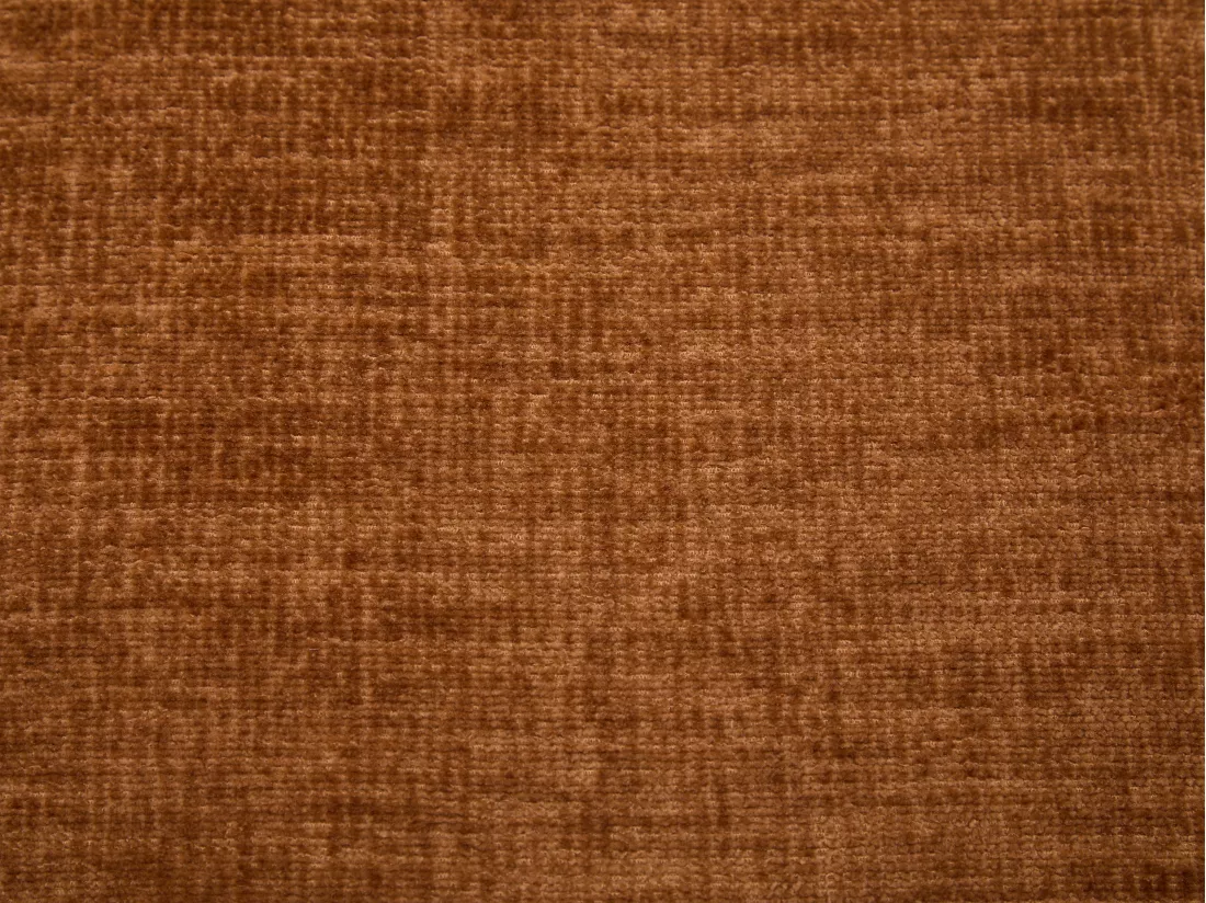 Fauteuil pivotant en tissu terracotta LIZUTA