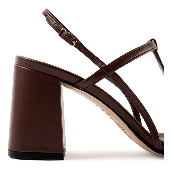 Souliers Martinez Sandales Frisia | Marron