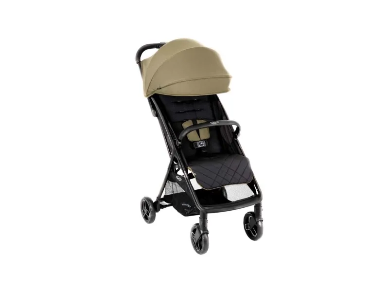 Graco Myavo, Baldakin, Letvægts klapvogn, Ethvert køn, Solidt hjul, Sammenfoldelig, Sort, Oliven
