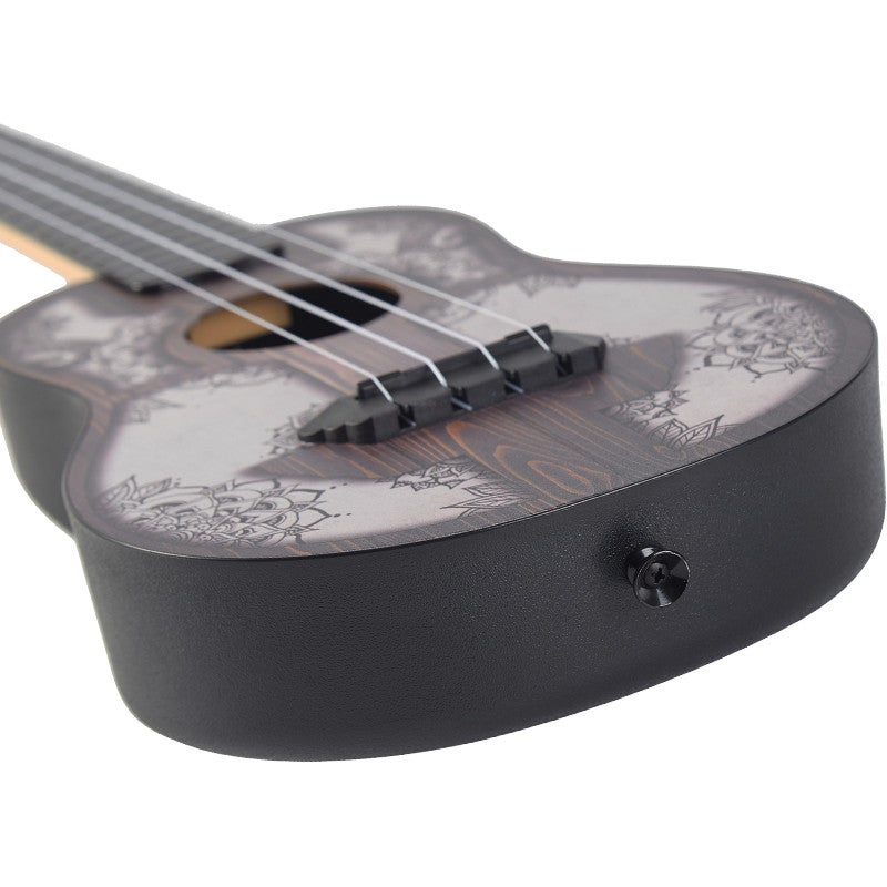 Flight Travel Series TUC Mandala Wood concert ukelele met gigbag