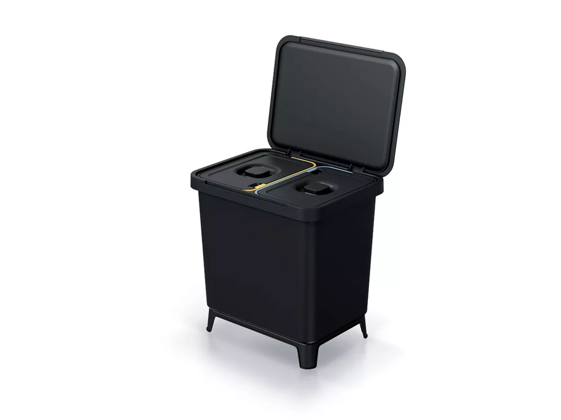 Système de classification de recyclage 2 x 10 litres Keden 39x29x41