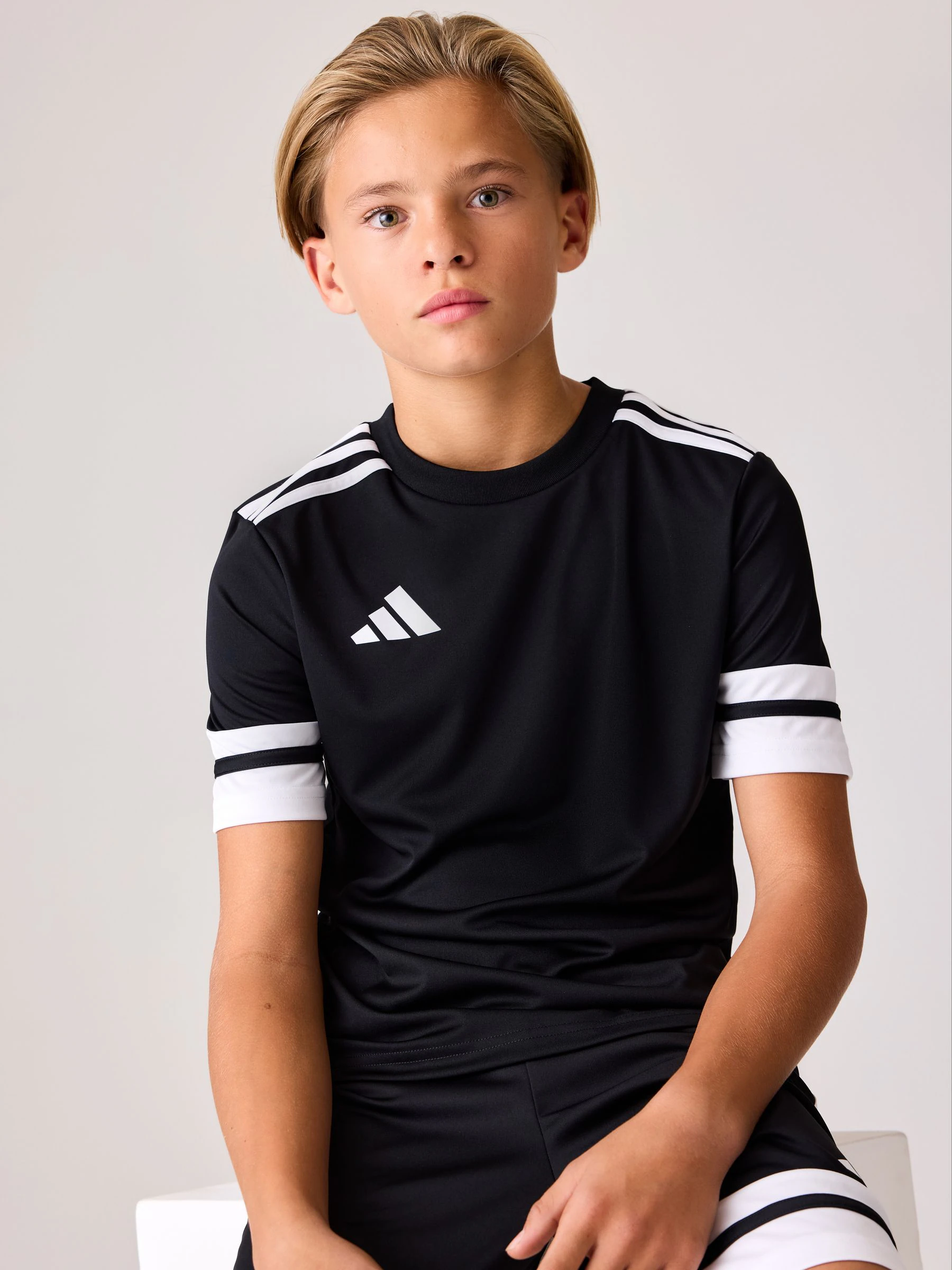 Zwart/wit - adidas Squadra 25 kinderjersey
