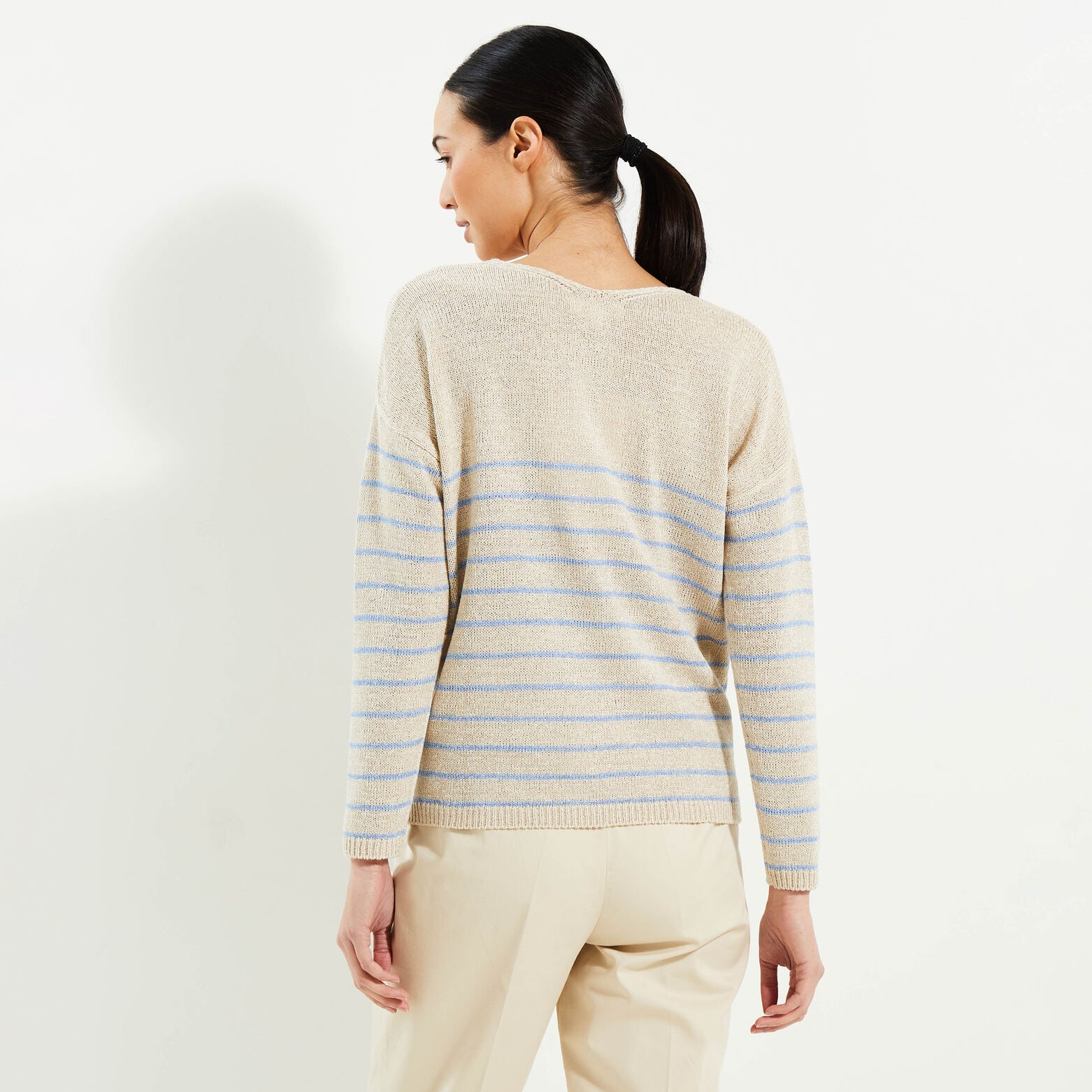 Pull marinière femme