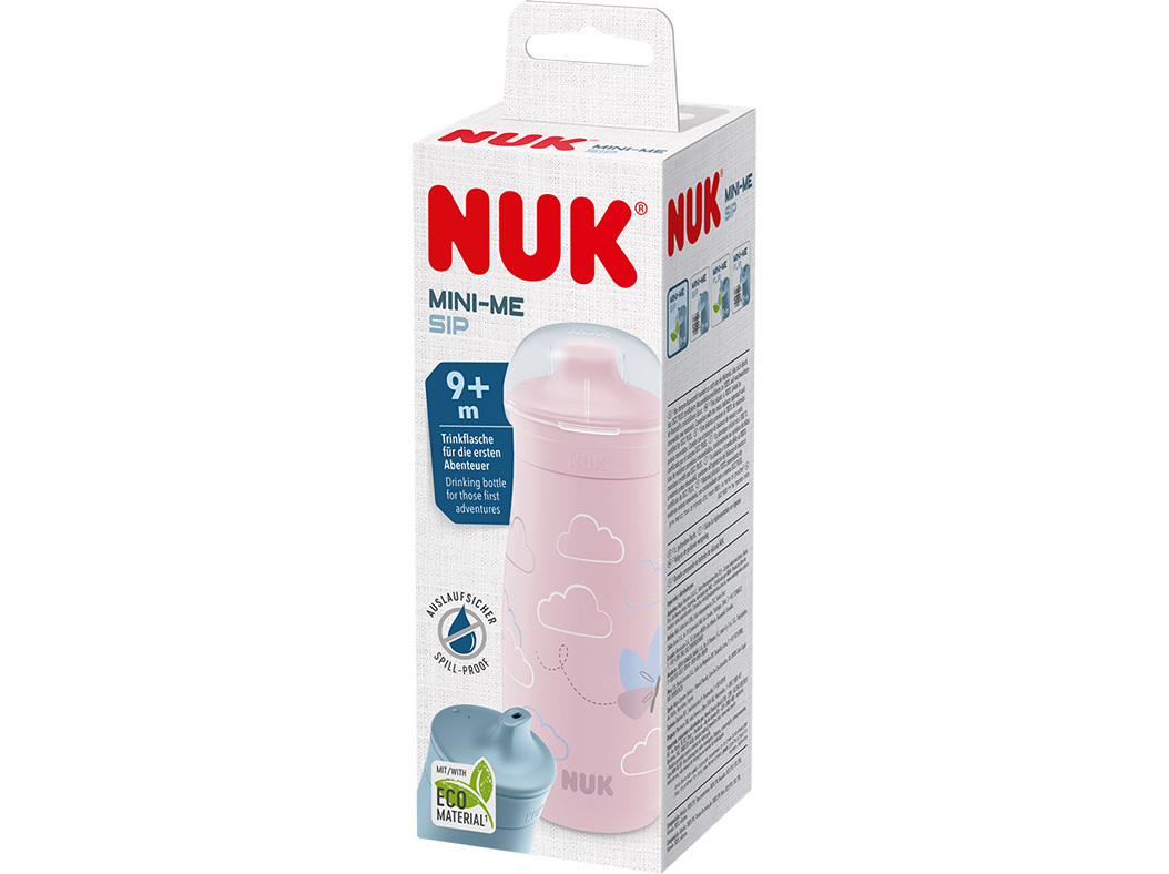 COPO NUK MINI-ME SIP 9M  ROSA 300ML