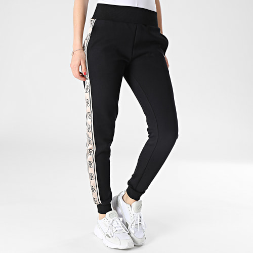 Pantalon Jogging A Bandes Femme V2YB15-KB3P2 Noir