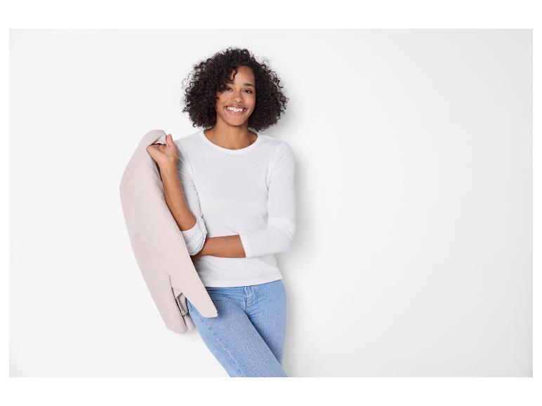Geribde dames longsleeve