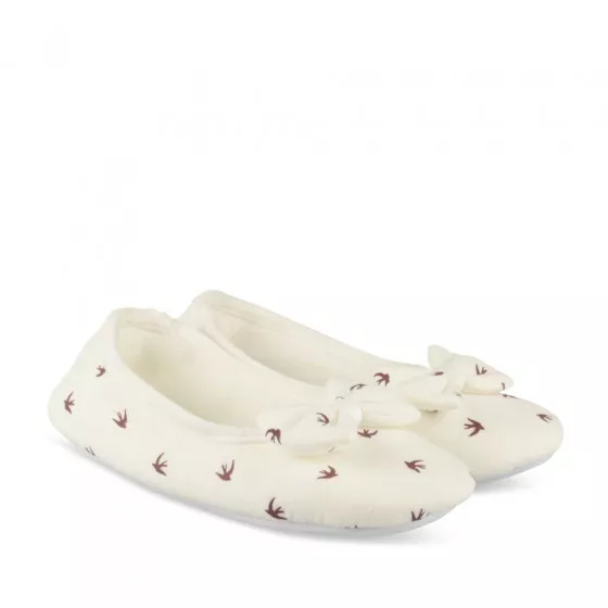 Chaussons BLANC MERRY SCOTT