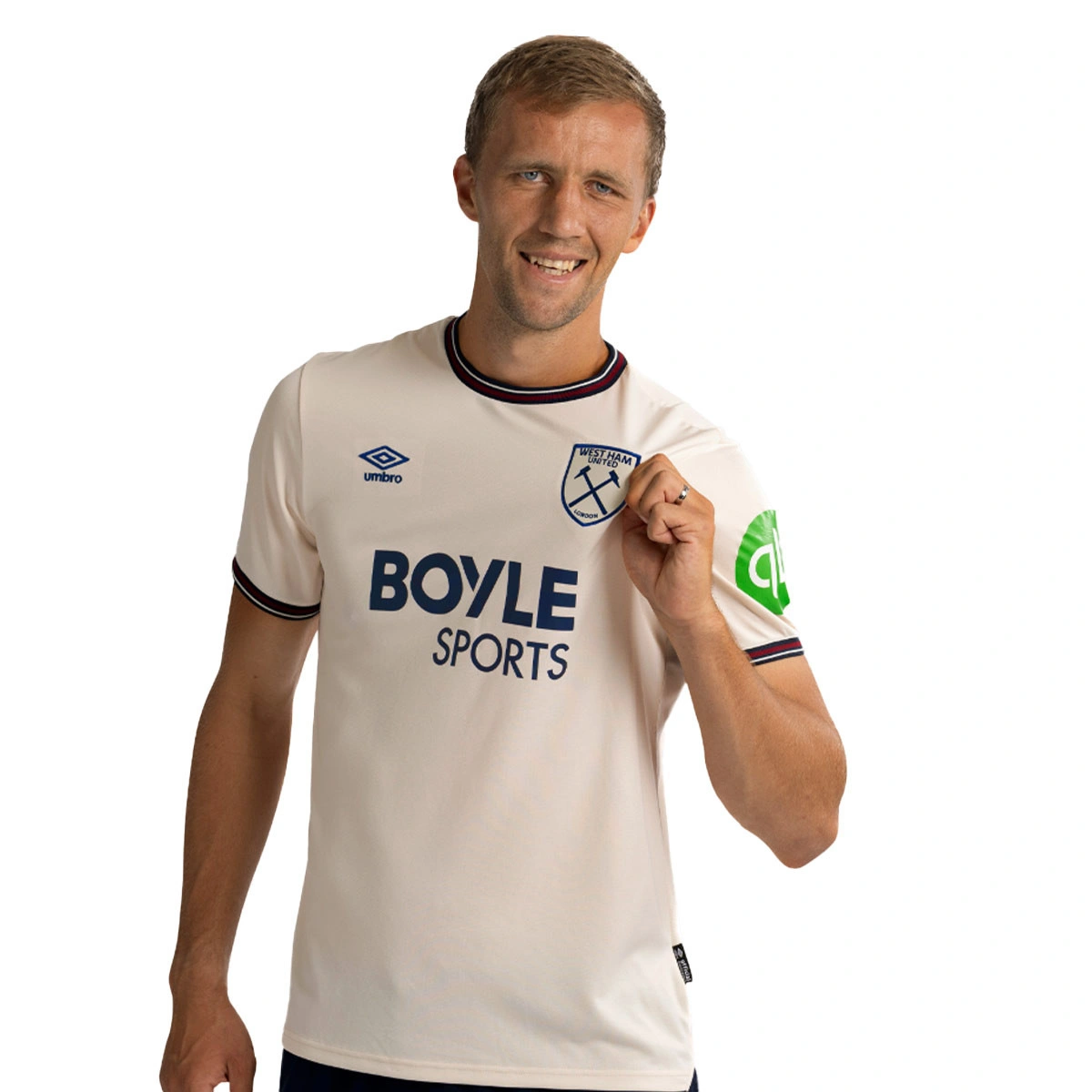 Camisola Umbro West Ham Segundo Equipamento 2025-2026