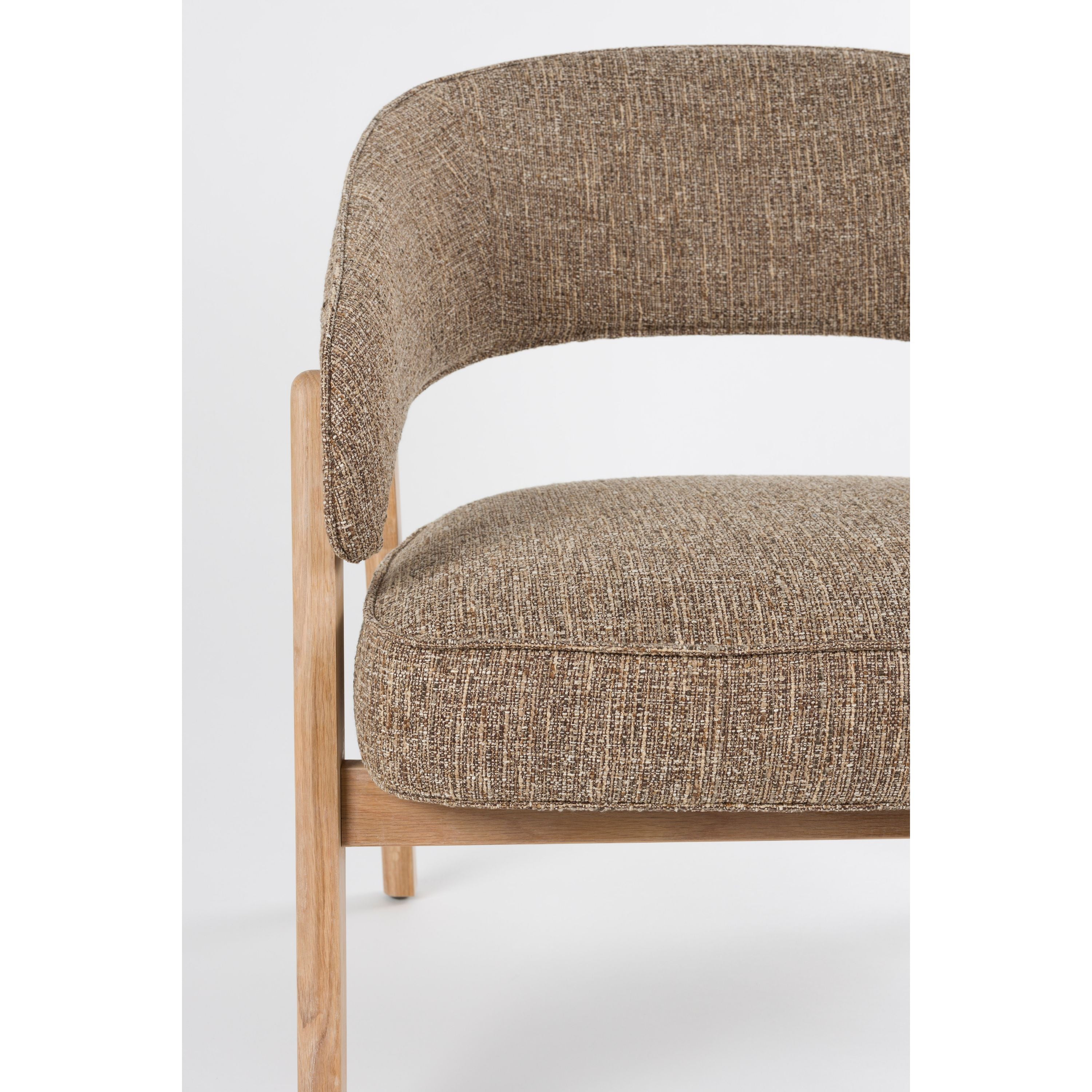 Zuiver Bright Fauteuil Bruin