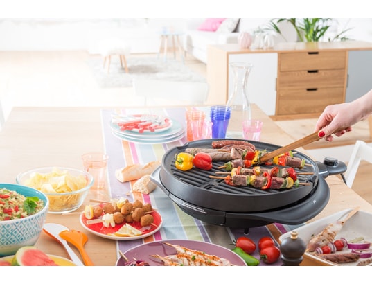 SENYA - Easy Grill Barbecue électrique 2 en 1 sur pied et sur table