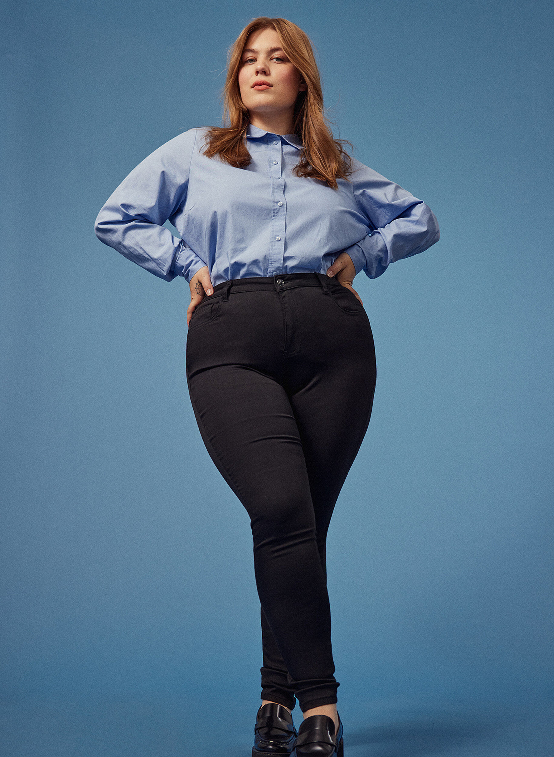 Stay black Amy jeans med høj talje