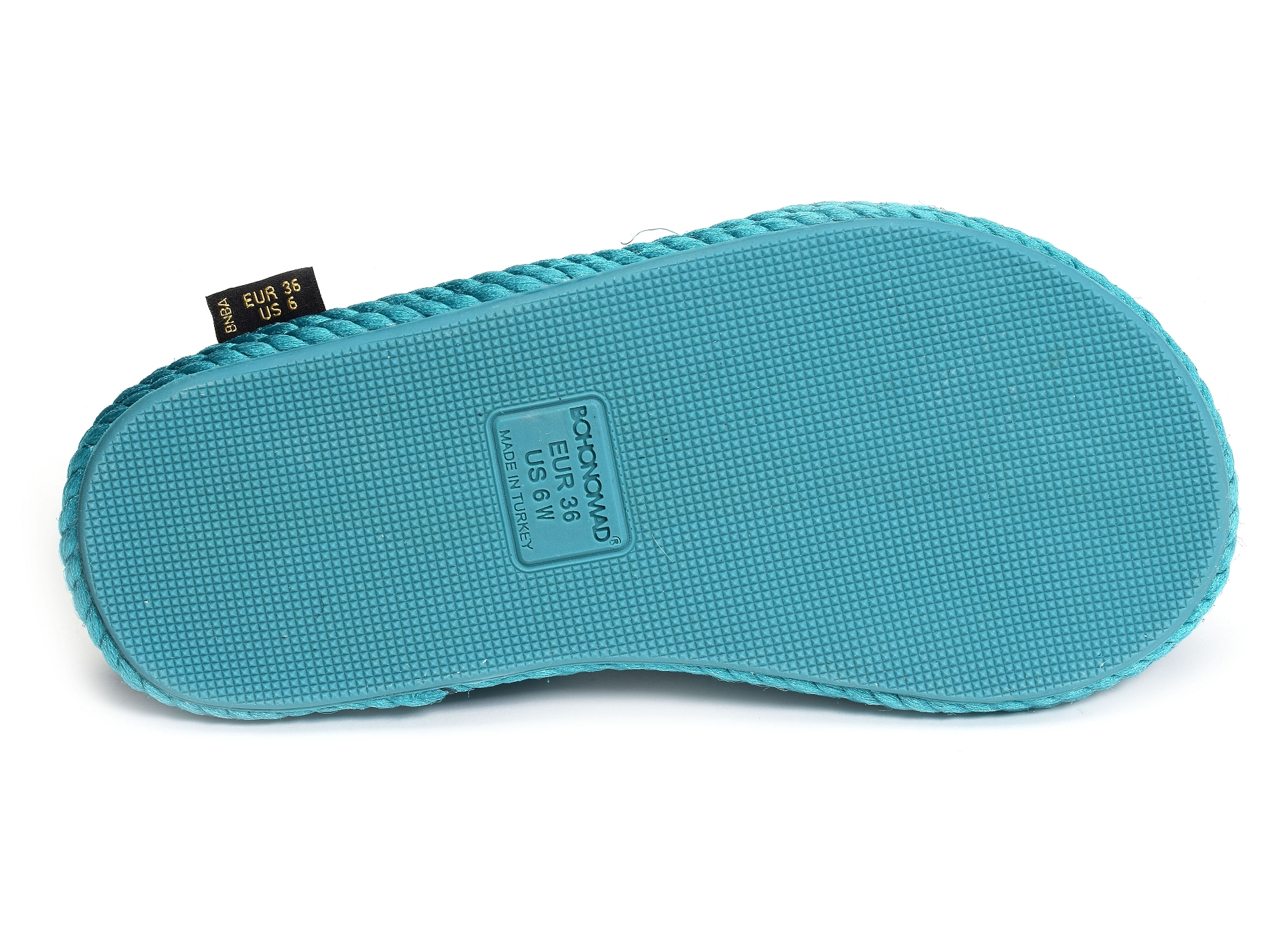 Bodrum sandals turquoise