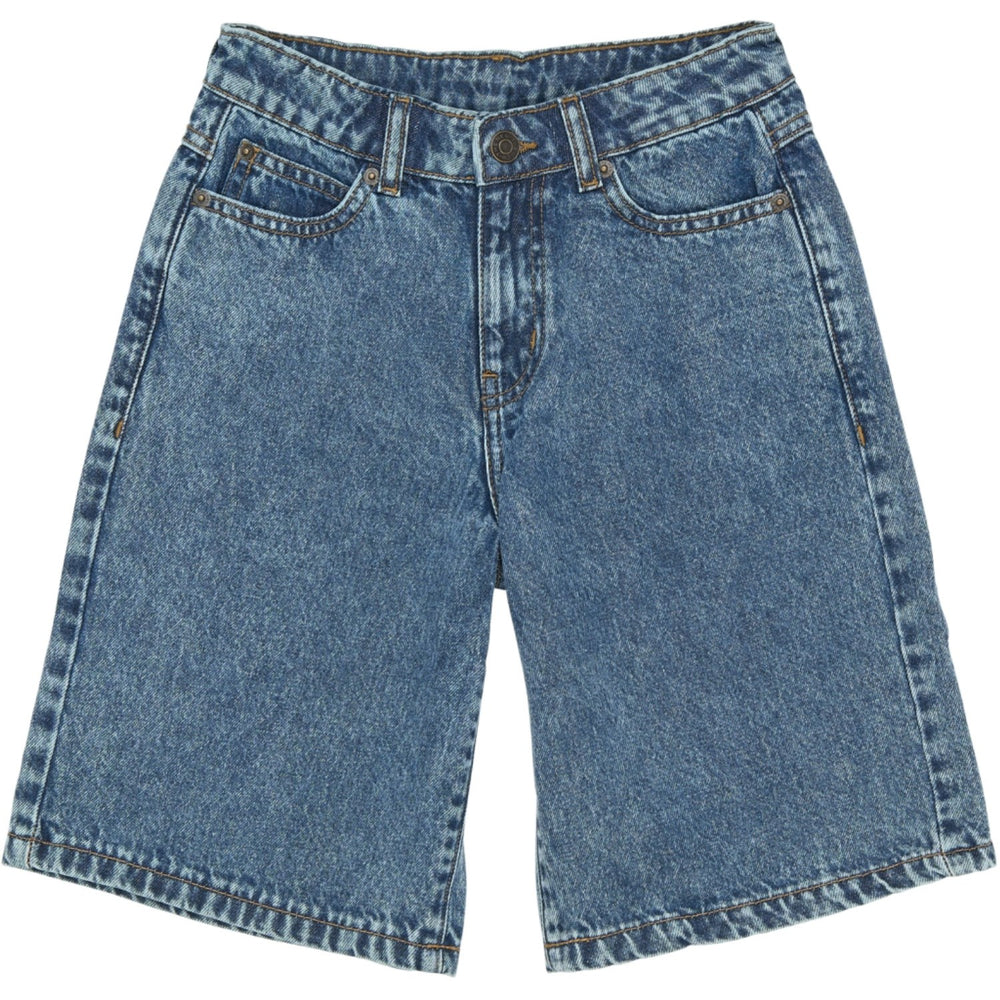 Køb The New Light Blue Denim Tnsvende Long Baggy Fit Denim Shorts